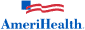 Logo featuring red and blue design